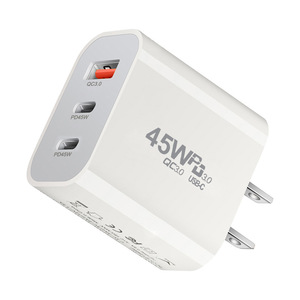 45W kép USB + PD 5V3A đầu ra tiêu chuẩn Úc USB Adapter sạc 3 cổng sạc nhanh điện Bộ chuyển đổi mới - Product Image 1