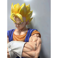 Buste en résine GK Goku Black Hair Silver Hair, modèle fait main
