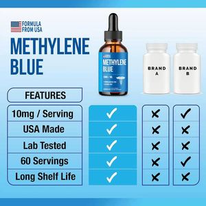 Besica Private Label Methylen Blue 99.99% Methylen Blue Liquid Drops Methylen Blue Suplemento para hombres y mujeres - Product Image 3