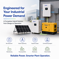 Système hybride solaire-diesel intelligent hors réseau garantissant une solution d'alimentation continue 24h/24 et 7j/7 pour les maisons, les fermes et les zones éloignées