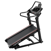 Tapis de course semi-commercial professionnel haute vitesse pour fitness cardio avec écran LED