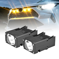 Accessoires automobiles : Nouvelle lumière LED de calandre 40W 4000LM, couleur blanche 6000K, avec lentille de projecteur LED – Éclairage innovant pour voitures
