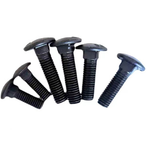 Din 603 Grade 4.8 Black Carbon Steel extra Large Panhead <strong>Carriage</strong> <strong>Bolts</strong> - Product Image 4