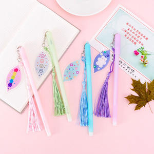 قلم جيل بدلاية على شكل دب أو حلوى, قلم جيل بدلاية بشرابة ، هدايا للطلاب ، مستلزمات مدرسية ومكتب - Product Image 1