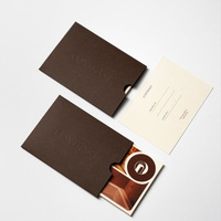Sobre de Papel Blanco Especial con Logotipo en Relieve, Papel Personalizado, Funda de Papel Blanco