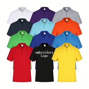 Polo de Golf, camisas de trabajo personalizadas para hombre, de poliéster con logotipo bordado Polo, publicidad comercial, uniforme promocional, camisa Polo - Product Image 1
