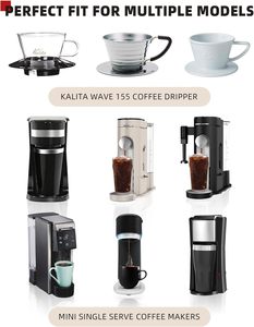 Lot de 200 tasses à café en papier et filtres de tailles variées de haute qualité, compatibles avec les machines à café à dosettes et à café moulu, 1-2 tasses, pour usage en café et pour les fêtes - Product Image 6