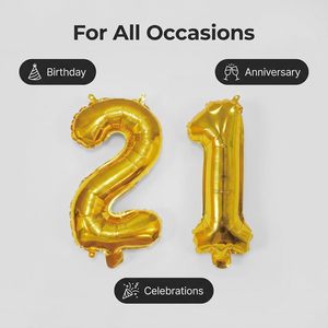 In the Trend Digital Helium Aluminum Foil Number <b>Balloons</b> From Guangdong for Wedding Baby Shower Happy Birthday Party <b>Decoration</b> - Product Image 2
