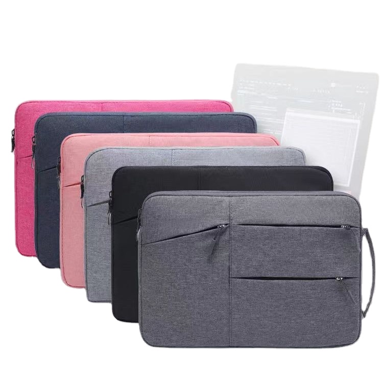 Slanke Zakelijke Laptoptas Waterdicht 13 14 15Inch Notebook Laptoptas Nieuw Ontwerp Aangepaste Tablet Laptop Hoes