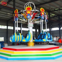 Attraction commerciale de divertissement : Sky Shooter Airborne Shot, manège à jet spirale compact pour sites commerciaux à espace limité