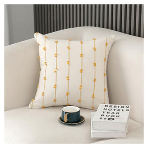 ปลอกหมอนทรงสี่เหลี่ยมสไตล์มินิมอลทันสมัยพร้อมลายจุด ปลอกหมอนถอดได้สำหรับตกแต่งบ้าน โซฟา ห้องนอน ห้องนั่งเล่น - Product Image 3