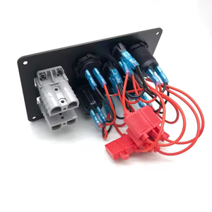 12V 4 gang kỹ thuật số vôn kế on-off chuyển đổi Marine Rocker chuyển đổi bảng điều chỉnh 50 amp Ander cắm USB/thuốc lá ổ cắm nhôm chuyển đổi - Product Image 3