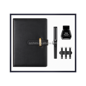 Luxus-Büroschenk-Set Notizbuch und Font-Stift mit Tinte und Tinte Ersatz-Auffüllung Unternehmensgeschenke - Product Image 4