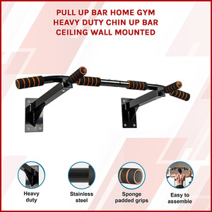 <span class=keywords><strong>Barra</strong></span> de <span class=keywords><strong>dominadas</strong></span> de acero 4 en 1 con palanca de brazo para montaje en <span class=keywords><strong>pared</strong></span>, asas antideslizantes, entrenamiento de cuerpo completo, uso doméstico, portátil, duradero, personalizable - Product Image 5