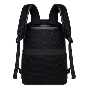 Sac à dos pour ordinateur portable en <span class=keywords><strong>cuir</strong></span> PU imperméable de haute qualité pour hommes, sac d'école simple pour étudiants - Product Image 5