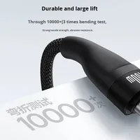 Câble de charge rapide Xput 60W PD USB-C vers USB-C avec charge rapide 3A pour téléphone portable et MacBook (1M en alliage d'aluminium et nylon)