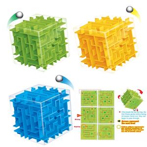 Jouets transparents en plastique 3D Cube labyrinthe cristal Puzzle pour enfant Puzzle magique avec Logo vente en gros - Product Image 5