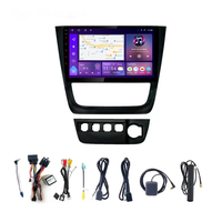 Autoradio multimédia GPS Android 2 Din sans fil pour VW Golf 6 Saveiro Voyage 2008-2012 avec support de tableau de bord
