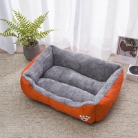 Canapé-lit pour animaux de compagnie, pour chiens et chats, tissu Oxford écologique, antidérapant, peluche courte, coton PP, confortable, hiver