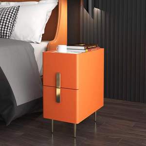 Small Size <strong>Little</strong> Space Bedside <strong>Table</strong> Iron Gold Plating Legs with Two Small Drawers Rectangular Mini Nightstands Bathroom <strong>Table</strong> - Product Image 1