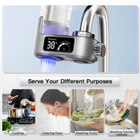 Nouveau filtre purificateur d'eau numérique intelligent pour robinet de cuisine, charbon actif, élimine le chlore, le fluorure et les métaux lourds, usage domestique