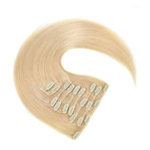 <b>Hair</b> Extension Cuticle Aligned <b>Hair</b> Clip in <b>Hair</b> Extension Factory Wholesale Raw Malaysian Premium Quality Seamless Customized - Product Image 6