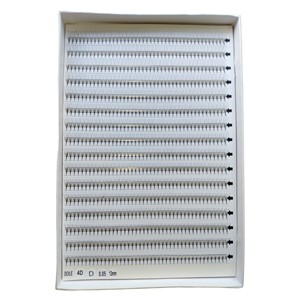 Camellia 4D Éventails de cils en vison noir Extensions de cils préfaites et douces avec logo personnalisé Prix de gros - Product Image 1