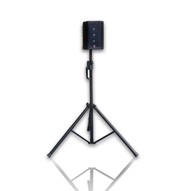 Portable Mini Multi-position Metal Shell 120W Battery-Powered All-in-one PA System with 6.5" Subwoofer Speakers Box
