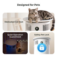 Purificateur d'air pour animaux de compagnie de qualité médicale Airdog, taille compacte, filtre lavable pour la maison