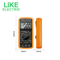 Multimeter Digital Presisi Tinggi DT9205A Mirip Alat Listrik