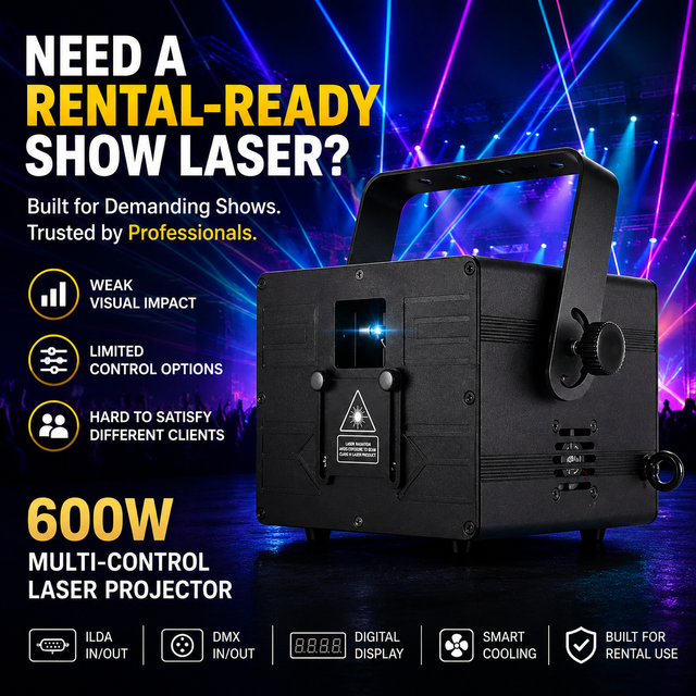 45K High Speed Stage 5W 8W Laser Light ILDA DMX512 RDM SD Card Laser Projector for Nightclub Bar DJ Event