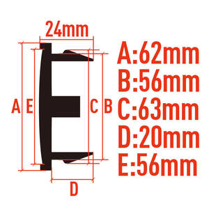 Cubierta de rueda VORSTEINCR de 62mm, pegatina con emblema central para neumático de coche para <span class=keywords><strong>Mercedes</strong></span> Benz Jeep KIA Nissan Hyundai Toyota, estilo mejorado - Product Image 3