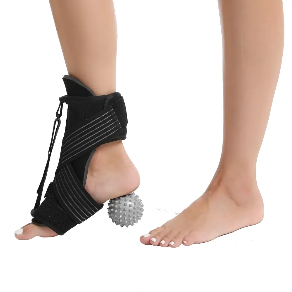 Adjustable Plantar Fasciitis Night Splint Ankle Foot Drop Orthotic Brace Upgraded Foot Brace