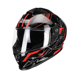 Casco Integral de Motocicleta y Scooter Personalizado de Fábrica, Venta al Por Mayor, Liberación Rápida, Doble Visor, ABS, Nuevo, Todas las Estaciones, DOT, Gráfico - Product Image 3