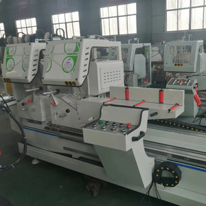 Máquina de Corte CNC de Doble Cabezal para Perfiles de Aluminio, de Alta Precisión, para Marcos de Ventanas a 45 Grados, Fabricada en China - Product Image 1