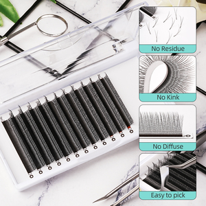 Extensiones de Pestañas 3D <span class=keywords><strong>Y</strong></span> <span class=keywords><strong>YY</strong></span> Ojos Derecho e Izquierdo Estilo Zorro 0.07 Al Por Mayor en Bandeja, Suministros para Extensiones de Pestañas - Product Image 4