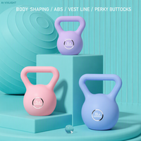 Mancuerna Kettlebell Rosa, Ajustable, para Entrenamiento de Fuerza, Yoga, Gimnasio en Casa, Ejercicios de Sentadillas y Glúteos, para Hombres y Mujeres, Venta al Por Mayor