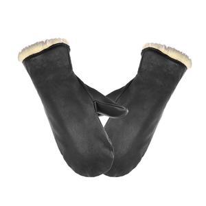 Guantes de esquí cálidos para otoño e invierno, piel de cabra, a prueba de frío, impermeables, forrados de lana, guantes gruesos para snowboard al aire libre - Product Image 4