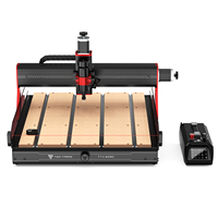 Máquina Router CNC para Tallado de Madera Shenzhen TTC 6050, 3 Ejes, 460x460mm, Componentes Centrales de Rodamiento de Husillo Único para Gabinetes de Cocina