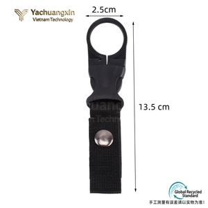 Tactical Water Bottle Holder Clip <b>Multi</b> <b>Tool</b> Outdoor <b>Camping</b> Buckle Olive Green Plastic 1PC All Seasons Use - Product Image 5