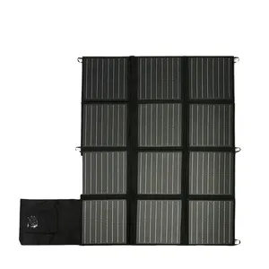 200瓦折叠太阳能电池板包12V 120瓦300瓦400瓦500瓦便携式可折叠太阳能电池板
