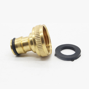 Conector de manguera de jardín de latón de superficie lisa de <span class=keywords><strong>1</strong></span>/<span class=keywords><strong>2</strong></span> \ "Conector de jardín - Product Image 4