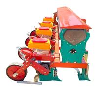 Semoir de haute précision à 4 rangs / Planteuse tractée par tracteur pour terres agricoles / Machine à semer le maïs et le soja pour le marché africain