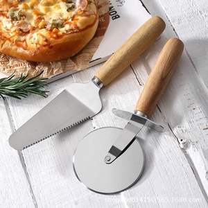 Wholesale Pizza Cutter Wheel Cake Turner Pizza Roller Cutter Pizza Dough Cutter Stainless Steel Pizza <b>Tools</b> Set for Baking - Product Image 4