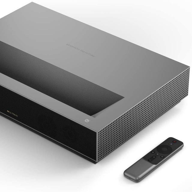 For Nova Short Throw Laser Projector 4K UHD HDR10 Android 9 150inch Home Theater Smart TV with Built-in Speakers Portable