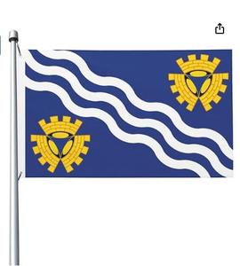 Bandera de <span class=keywords><strong>Merseyside</strong></span> para Exteriores, Bandera Personalizada de 3x5 pies, Impresión a una Cara, Diseño Personalizado, Bandera de Bienvenida para Jardín - Product Image 1