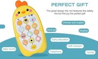 Jouet de téléphone portable pour enfants, jouet d'apprentissage électronique pour smartphone, jouets éducatifs interactifs pour téléphone portable