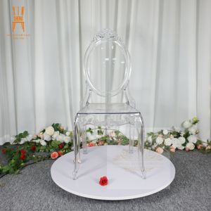 Vente en Gros de Mobilier d'Extérieur <span class=keywords><strong>Location</strong></span> de Chaise en Plastique Acrylique Décoration Cristal Mariage Salle à Manger Fête Événement Pc - Product Image 6
