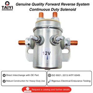 TAIYI 947-1215-610 5118840 Solenoide de servicio continuo de 12V >50A para sistema de avance y retroceso de cabrestante, compatible con Cole Hersee 24401 y <span class=keywords><strong>Johnson</strong></span> Electric - Product Image 1