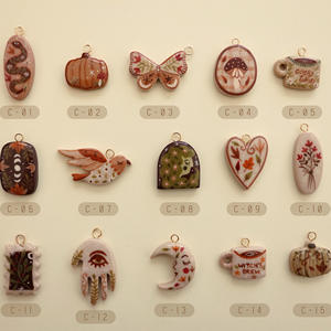 YML & 28 Nuovo Ciondolo Fiore Rosa con Pittura a Goccia d'Olio Colorato, Ciondoli e Charm Fai-da-Te per Creazione di Gioielli, Accessori Idea Regalo - Product Image 6